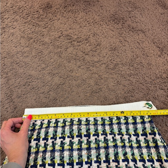 Kate Spade New York Pop Tweed Topper Blazer Jacket Skirt Set Outfit Size 8 $682 - Picture 11 of 13